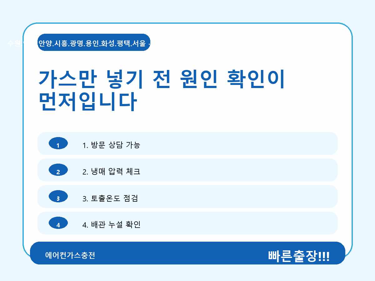 평택시 오성면 평택 실외기 상태 확인 꼼꼼하게 진행