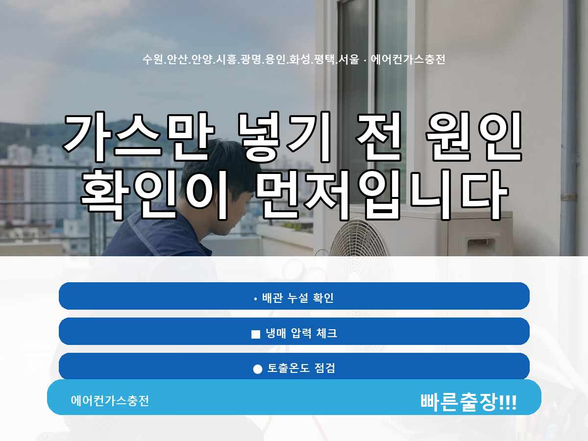 안양시 관양동 점검후작업요청 진행 과정