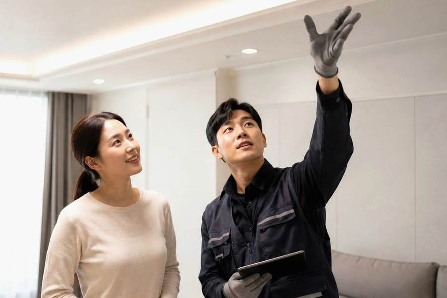 포항시 주방공사 도배·장판 수납장 설치