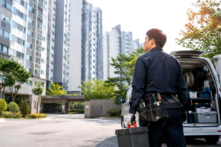 경산시 보일러점검 사림리 온수가안나옴 진행 과정